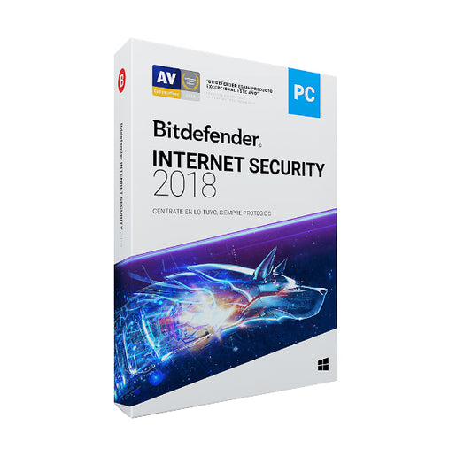 BITDEFENDER INTERNET SECURITY 10PC 1 AÑO