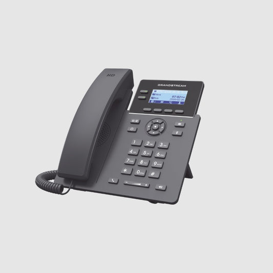 Telefono IP Grandstream Wi-Fi Grado Operador 2 Lineas SIP con 4 Cuentas Codec Opus IPV4/IPV6 con gestion en la nube GDMS
