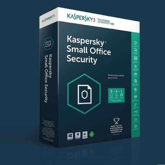 ESD KASPERSKY SMALL OFFICE SECURITY 5 DIS + 5 MOBILE + 1 FILE SERVER 1 AÑO