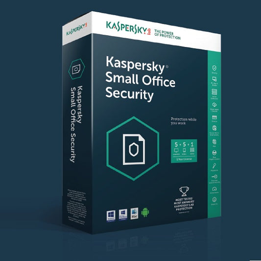 ESD KASPERSKY SMALL OFFICE SECURITY 15 DIS + 15 MOBILE + 2 FILE SERVER 1 AÑO