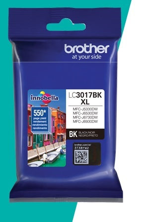 TINTA BROTHER LC-3017BK NEGRA MFCJ5330DW/MFCJ6530DW/MFCJ6930DW (550 PAG)