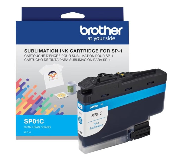 Tinta Brother SP01C cian para impresora de sublimacion SP1 SP1MX 47 ml