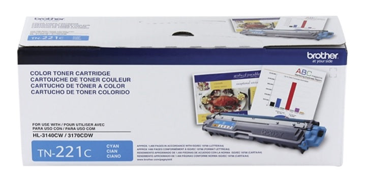 TONER BROTHER TN221C CYAN DCP-9020/HL-3140/HL-3150 (1 400 PAG)