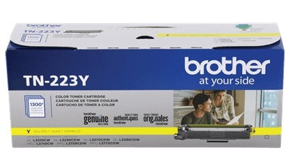 TONER BROTHER TN223Y AMARILLO GENUINE RENDIMIENTO ESTANDAR (1 300 PAG) HL-L3210CW HL-L3230CDW HL-L3270CDW HL-L3290CDW MFC-L3710CW MFC-L3750CDW MFC-L3770CDW