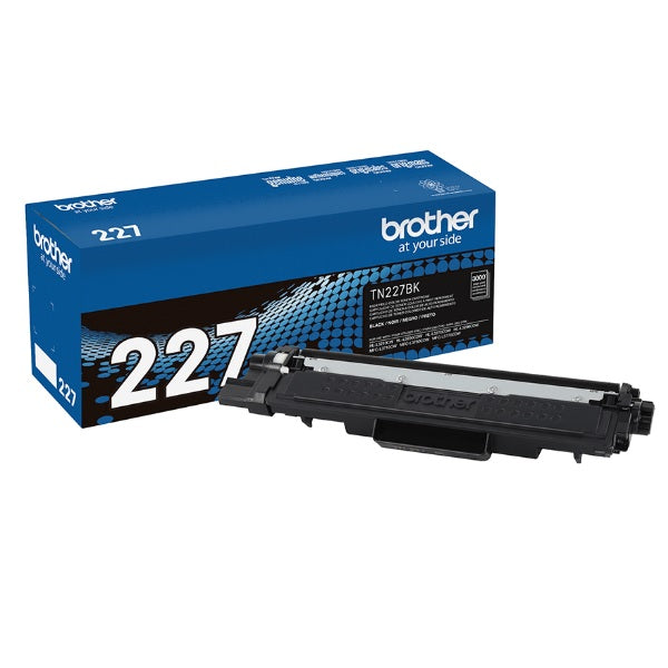 TONER BROTHER TN227BK NEGRO GENUINE ALTO RENDIMIENTO (3 000 PAG) HL-L3210CW HL-L3230CDW HL-L3270CDW HL-L3290CDW MFC-L3710CW MFC-L3750CDW MFC-L3770CDW