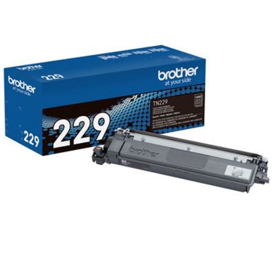 Tóner Brother TN229BK Negro Genuine Rendimiento Estándar MFCL3780CDW / DCPL3560CDW (1 500 páginas)