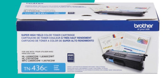 TONER BROTHER TN436C CIAN HLL9310CDW/MFCL8900CDW/MFCL9570CDW (6 500 PAG)