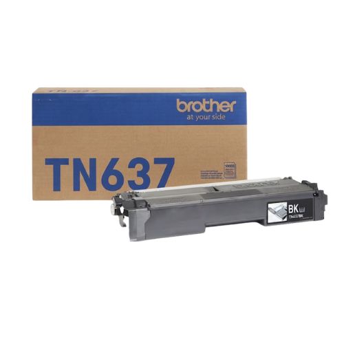 Toner Brother TN637BK negro para HLL8570CDW / MFCL8730CDW / MFCL8970CDW (10 000 paginas)