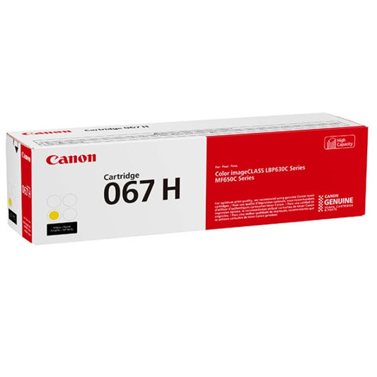 Toner Canon 067HY 5103C001AA amarillo ImageClass MF654Cdw / MF656Cdw ( 3 130 paginas)