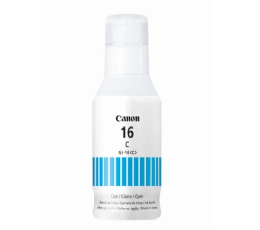 TINTA CANON GI-16C 4418C001AA CIAN BOTE PIXMA GX7010 GX6010 70 ML