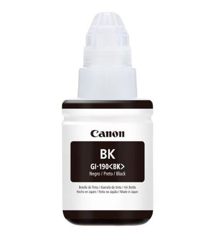 TINTA CANON GI-190 BK 0667C001AA NEGRO BOTE PIXMA G1100/G2100/G3100 (6 000 PAG)