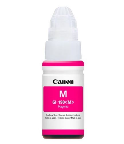 TINTA CANON GI-190 M 0669C001AA MAGENTA BOTE PIXMA G1100/G2100/G3100 (6 000 PAG)