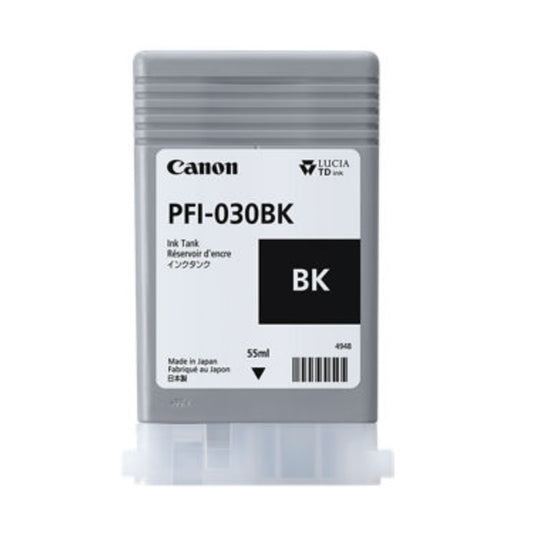 TINTA CANON PFI-030BK 3489C001AA NEGRO IMAGEPROGRAF TA-20/TA-30 (55 ML)
