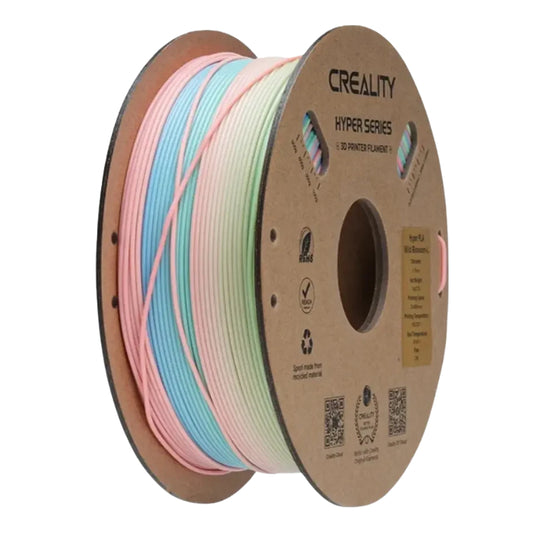 Bobina de filamento 3D Creality CN-5164 Hyper Rainbow PLA 1.75mm 1kg multicolor blossom long
