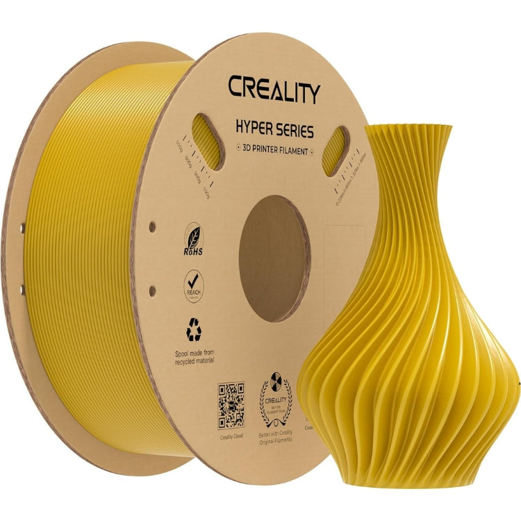 Bobina de filamento Creality CN-5172 Hyper Pla RFID 1.75mm 1kg oro