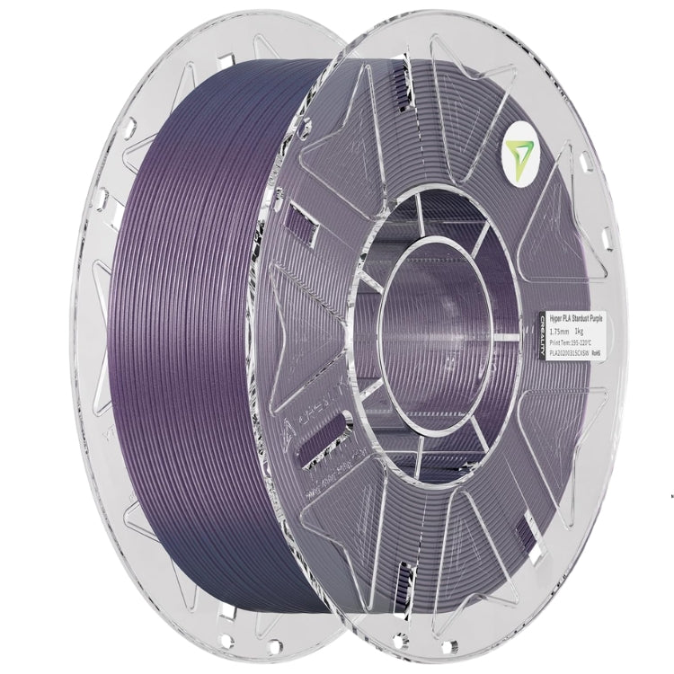 Bobina de filamento 3D Creality CN-5320 Hyper Pla RFID 1.75mm 1kg morado polvo de estrellas