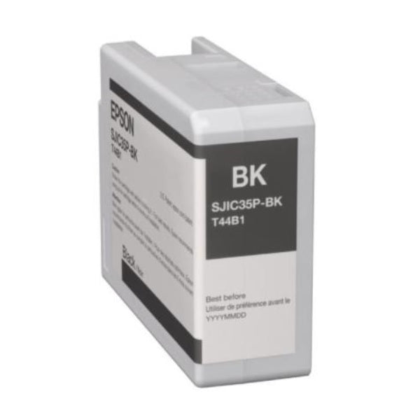 Tinta Epson C13T44B120 negro SJIC35P para Colorworks C6500 / 6000