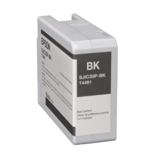 Tinta Epson C13T44B120 negro SJIC35P para Colorworks C6500 / 6000