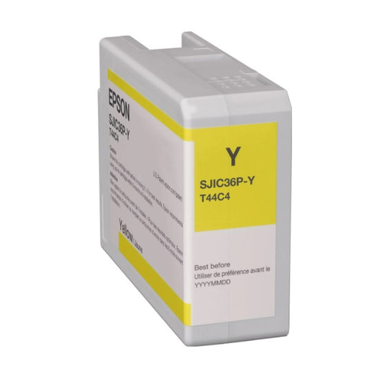 Tinta Epson C13T44B420 amarillo SJIC35P para Colorworks C6500 / 6000