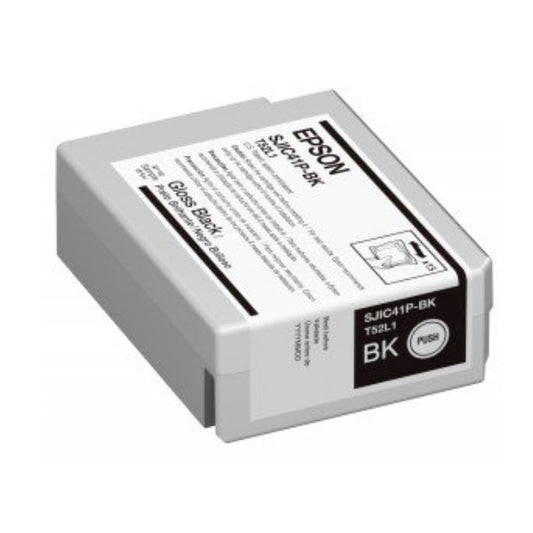 Tinta Epson SJIC41P-BK C13T52L120 negro para Colorworks C4000