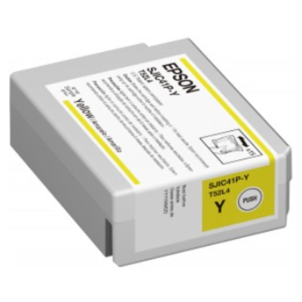 Tinta Epson SJIC41P-Y C13T52L420 amarillo para Colorworks C4000