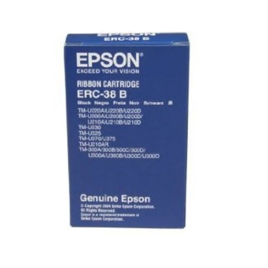 CINTA EPSON ERC-38B NEGRO TMU200D/TM300/TMU370/TMU375/TM-U375