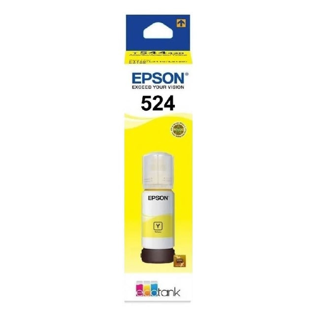 Tinta Epson T524 T524420-AL Amarillo Eco Tank L15160/L6490/L15150 (6 000 Paginas)