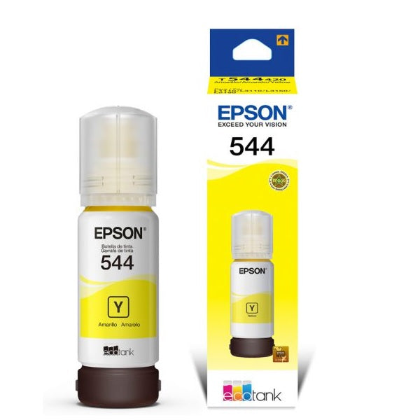 Tinta Epson 544 T544420-AL amarillo bote L3110/L3150/L1110/L5190 7 500 paginas