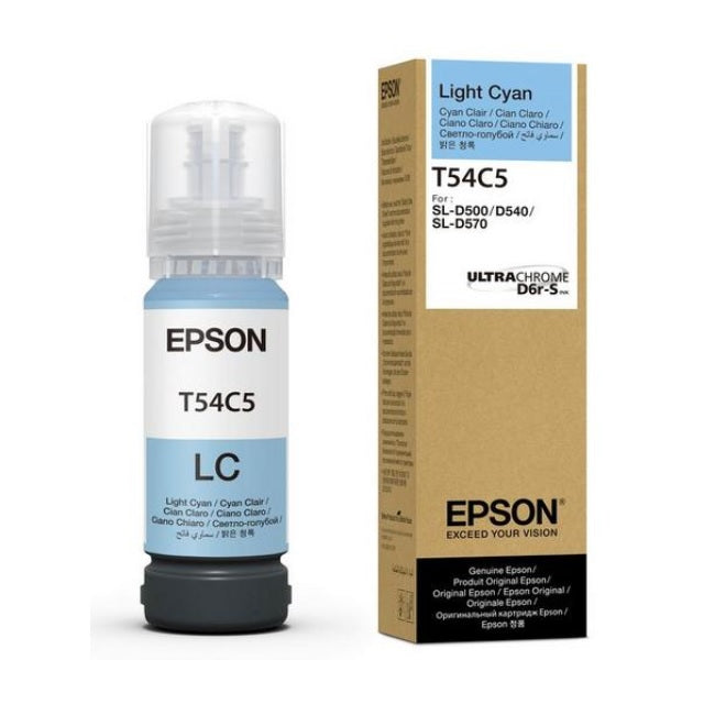 Botella de Tinta Epson T54C520 cian light para SureLab D570 70 ML