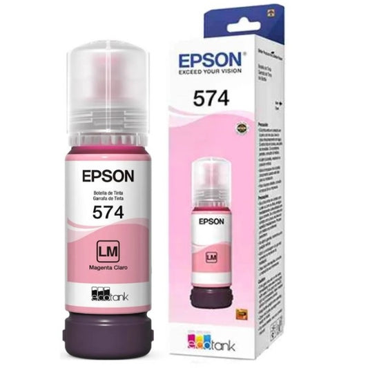 Tinta Epson 574 T574620-AL magenta claro bote EcoTank L8050 65ml (7 300 pag)