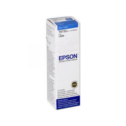 TINTA EPSON 673 T673220-AL CYAN BOTE L805/L810/L800/L850/L1800 70ML