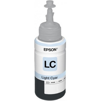 Tinta Epson 673 T673520-AL cian light bote 70ml L805/L810/L800/L850/L1800 2,200 paginas