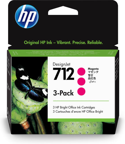 Tinta HP LF 712 3ED78A magenta Designjet T210 / T230 29ml (3-PACK)