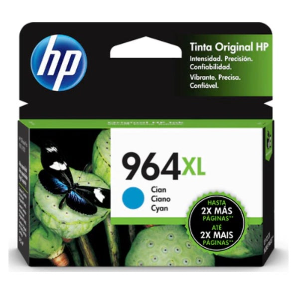 TINTA HP 964XL 3JA54AL CIAN OFFICEJET (1 600 PAG) OfficeJet Pro 9010 9016 9018 9020