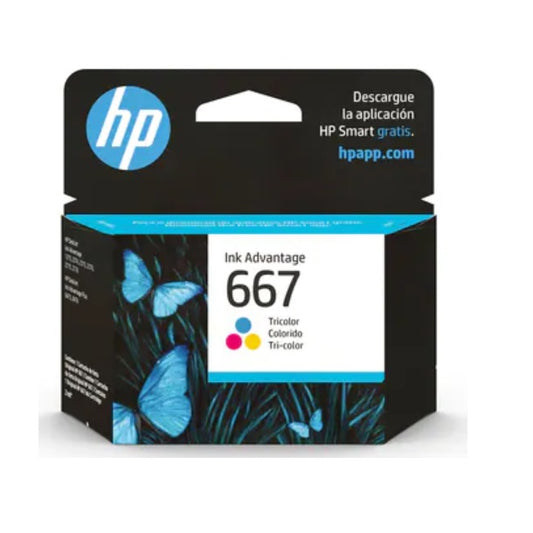 TINTA HP 667 3YM78AL TRICOLOR DESKJET INK ADVANTAGE 2374 / 2375 (100 PAG)