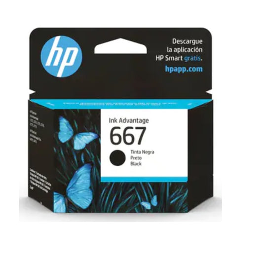 TINTA HP 667 3YM79AL NEGRO DESKJET INK ADVANTAGE 2374 / 2375(120 PAG)