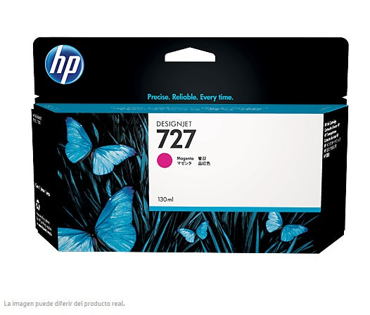 TINTA HP LF 727 B3P20A MAGENTA DesignJet T1500 /T2500/T920 130ML