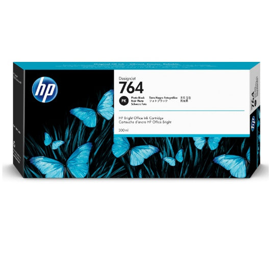 TINTA HP LF 764 C1Q17A TINTA NEGRO FOTOGRAFICO LF HP HP DesignJet T3500 (300 ML)
