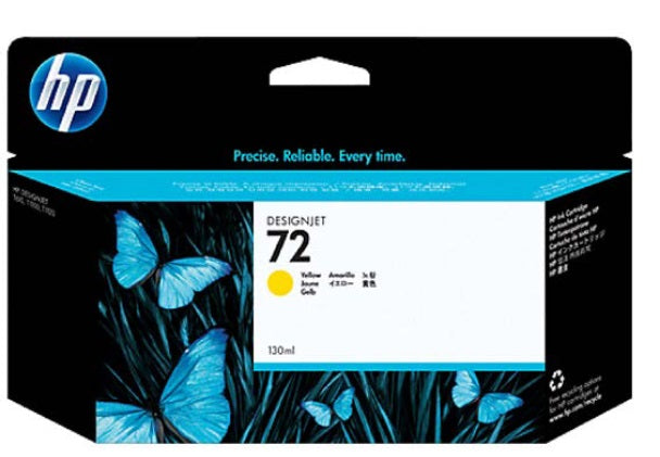 TINTA HP LF 72 C9373A AMARILLO DJ T1100/T610 130 ML