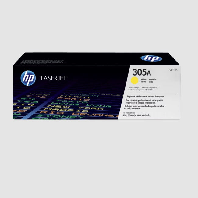 Toner HP 305A CE412A OB(OPEN BOX) amarillo LaserJet PRO M451/M475 (2 600 paginas)