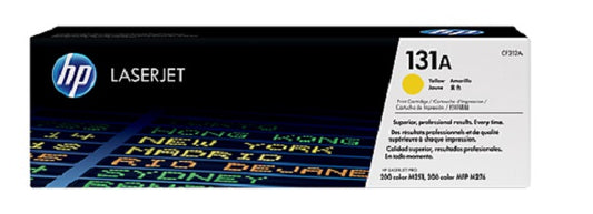 TONER HP 131A CF212A AMARILLO LASERJET M276nw/M251nw (1 800 PAG)