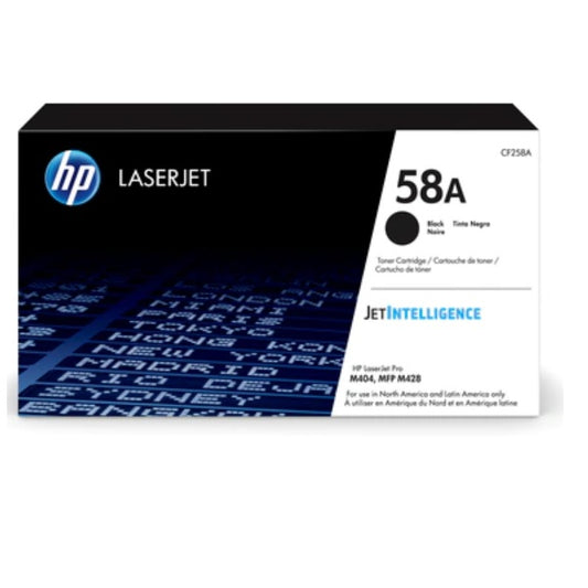 TONER HP 58A CF258A NEGRO LASERJET M406/M428 (3 000 PAG)