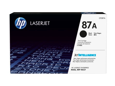 TONER HP 87A CF287A NEGRO LASERJET M506dn/M50dn/M527c/M527dn (9000 PAG)