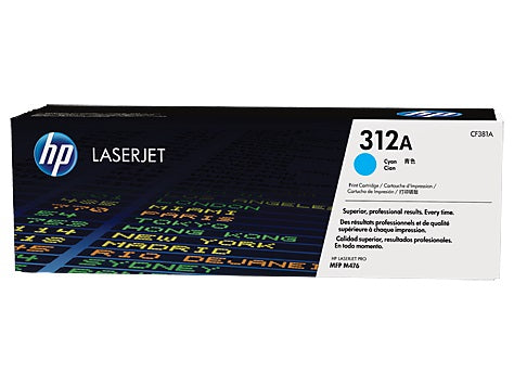 TONER HP 312A CF381A CYAN LASERJET PRO M476dw/M476nw (2 700 PAG)