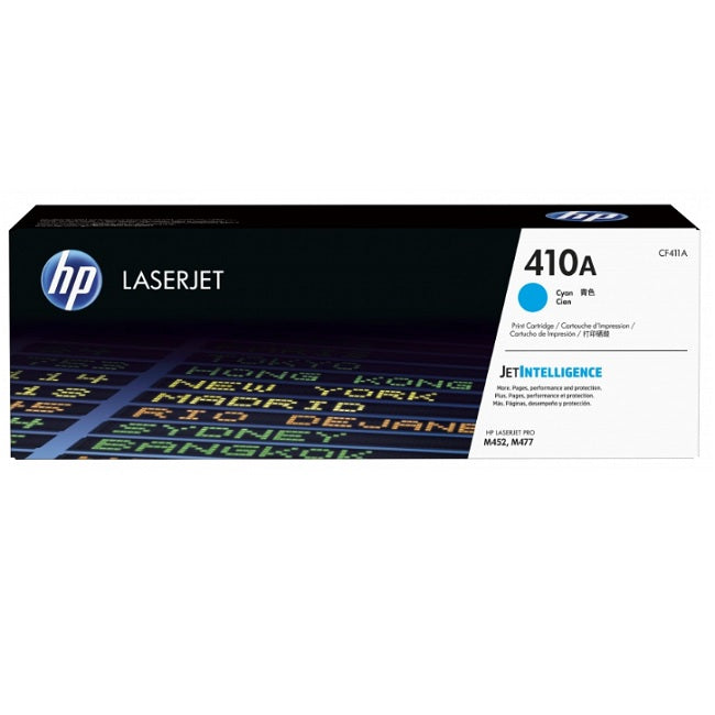 TONER HP 410A CF411A CYAN LASERJET M452dn/M452nw/M477fdn/M477fdw/M477fnw (2 300 PAGS)