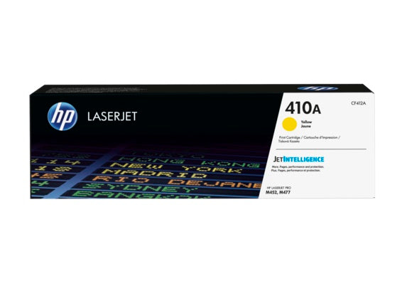 TONER HP 410A CF412A AMARILLO LASERJET M452dn/M452nw/M477fdn/M477fdw/M477fnw (2 300 PAGS)