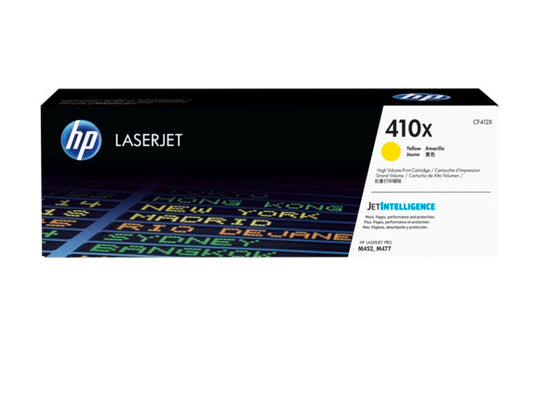 TONER HP 410X CF412X AMARILLO LASERJET PRO M452dn/M452dnw/M477fdn ALTO RENDIMIENTO (5 000 PAG)