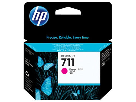 TINTA HP LF 711 CZ131A MAGENTA DESIGNJET T120/T520 29ML