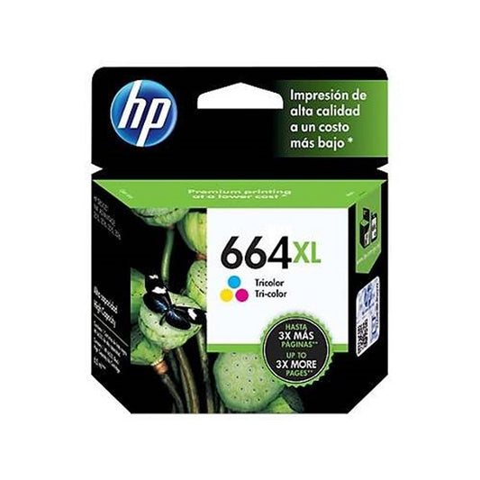 TINTA HP 664 XL F6V30AL TRICOLOR DESKJET 1115/3835/2135/3635 ALTO RENDIMIENTO (330 PAG)