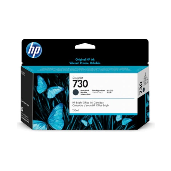 TINTA HP LF 730 P2V65A NEGRO MATE DESIGNJET T1700 130 ML